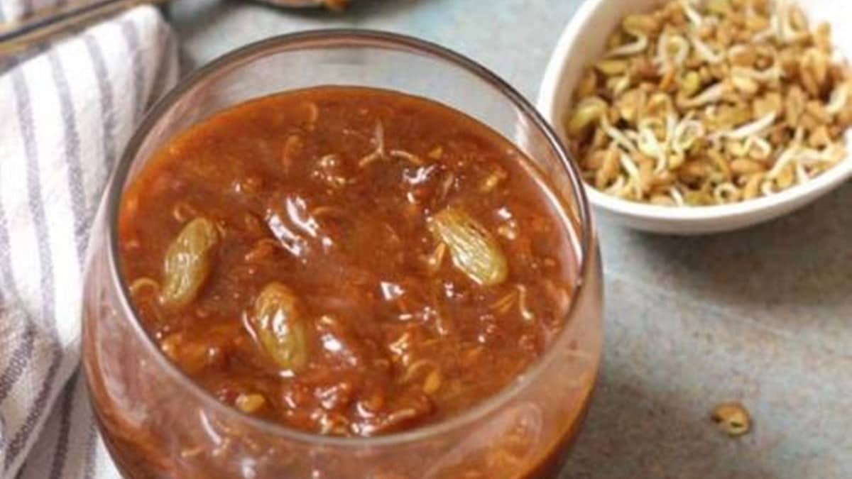 ಮೆಂತ್ಯೆ ಗೊಜ್ಜು- Sprouted Fenugreek Gojju Recipe in Kannada
