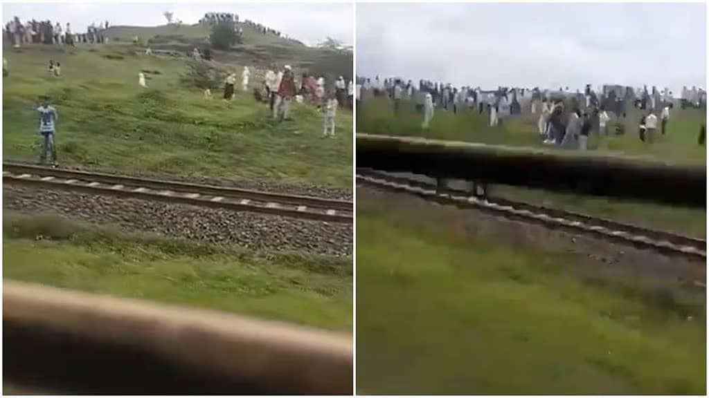 Video: ಮಹಾರಾಷ್ಟ್ರದ ಜಲಗಾಂವ್ನಲ್ಲಿ ಚಲಿಸುತ್ತಿರುವ ರೈಲಿಗೆ ಕಲ್ಲು ತೂರಾಟ; ಮಹಿಳೆಯರು, ಮಕ್ಕಳ ಕಿರುಚಾಟ ಕ್ಯಾಮರಾದಲ್ಲಿ ಸೆರೆ