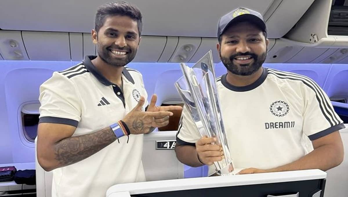 T20 World Cup ಟ್ರೋಫಿಯೊಂದಿಗೆ ತವರಿನತ್ತ ಹೊರಟ ಟೀಂ ಇಂಡಿಯಾ: ನಾಳೆ ದೆಹಲಿಗೆ ಆಗಮಿಸುವ ಸಾಧ್ಯತೆ
