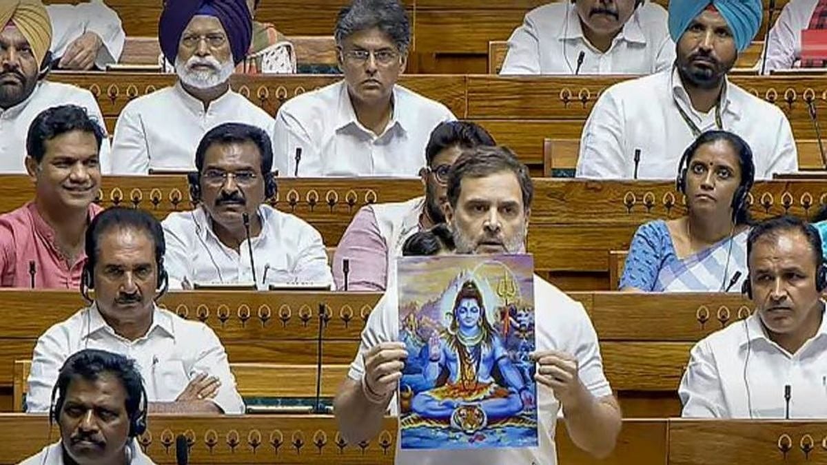 ಮೋದಿ, ಬಿಜೆಪಿ, RSS ಮಾತ್ರ ಇಡೀ ಹಿಂದೂ ಸಮುದಾಯವಲ್ಲ: ಲೋಕಸಭೆಯಲ್ಲಿ ರಾಹುಲ್ ಗಾಂಧಿ