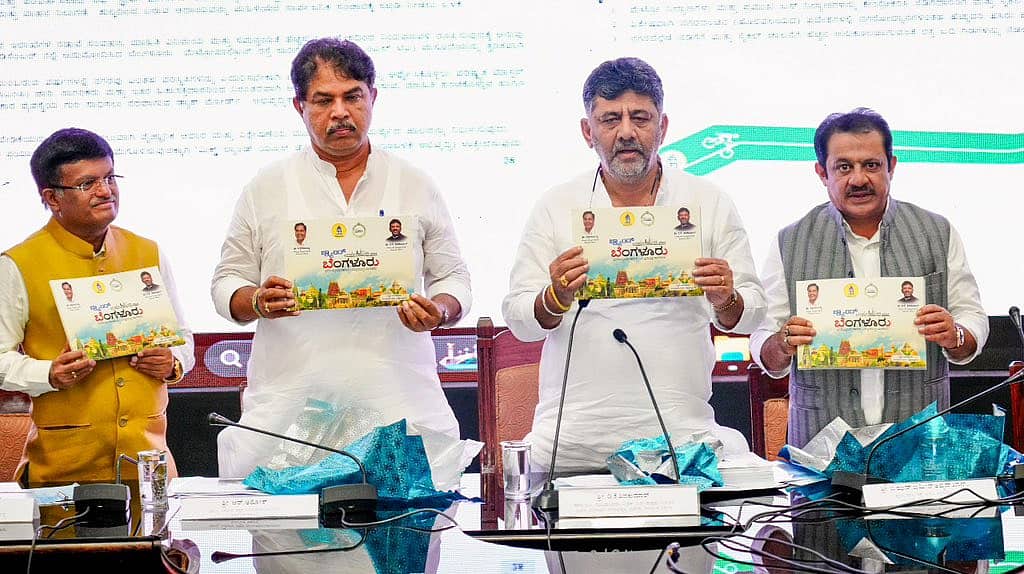 ಬೆಂಗಳೂರಿನಲ್ಲಿ ಸ್ಕೈಡೆಕ್ಗೆ ವಿರೋಧ ಪಕ್ಷದ ಶಾಸಕರಿಂದಲೂ ಒಪ್ಪಿಗೆ, ಎಲ್ಲೇ ಮೆಟ್ರೋ ಮಾಡಿದ್ರೂ 'ಡಬಲ್ ಡೆಕ್ಕರ್': DCM DK Shivakumar