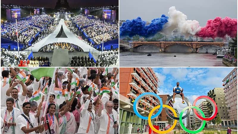 Olympics 2024: ಮಳೆ ಸಿಂಚನ ನಡುವೆ ಪ್ಯಾರಿಸ್ ಒಲಿಂಪಿಕ್ಸ್ ಗೆ ವರ್ಣರಂಜಿತ ಚಾಲನೆ; ಸೀನ್ ನದಿಯಲ್ಲಿ ಕ್ರೀಡಾಪಟುಗಳ ಮೆರವಣಿಗೆ