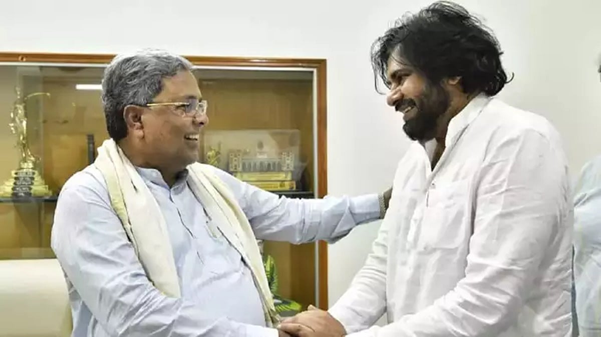 ಸಿಎಂ ಸಿದ್ದರಾಮಯ್ಯ ಭೇಟಿಯಾದ ಆಂಧ್ರ ಡಿಸಿಎಂ ಪವನ್ ಕಲ್ಯಾಣ್; ಕುಮ್ಕಿ ಆನೆ ಕಳುಹಿಸುವಂತೆ ಮನವಿ