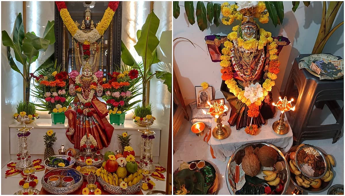 ವರ ಮಹಾಲಕ್ಷ್ಮಿ ವ್ರತ ಆಚರಣೆ: ಎಲ್ಲೆಡೆ ಹಬ್ಬದ ಸಂಭ್ರಮ, ಮಾರುಕಟ್ಟೆಯಲ್ಲಿ ಖರೀದಿ ಭರಾಟೆ