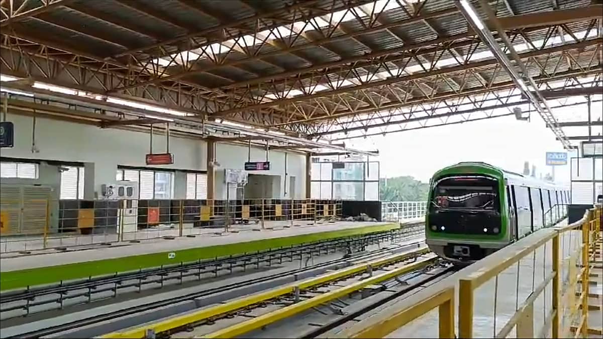 Bengaluru Metro: ನಾಗಸಂದ್ರ-ಮಾದವಾರ ನಡುವೆ 6 ಬೋಗಿ ಮೆಟ್ರೋ ರೈಲು ಪರೀಕ್ಷಾರ್ಥ ಸಂಚಾರ