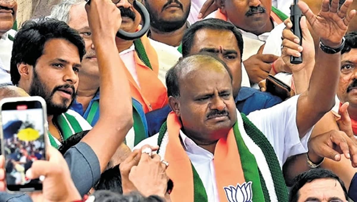 ಹಳೇ ಮೈಸೂರು ಭಾಗಕ್ಕೆ ಗೌಡರ ಕುಟುಂಬದ ವಾರಸುದಾರ ನಿಖಿಲ್: ಲಾಂಚ್ ಪ್ಯಾಡ್ ಆಯ್ತು ಜೆಡಿಎಸ್-ಬಿಜೆಪಿ ಪಾದಯಾತ್ರೆ!