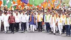 ಚನ್ನಪಟ್ಟಣ ತಲುಪಿದ ಬಿಜೆಪಿ-ಜೆಡಿಎಸ್ ಪಾದಯಾತ್ರೆ: ಮೈಸೂರು ತಲುಪುವುದರೊಳಗೆ ಸಿಎಂ ರಾಜಿನಾಮೆ ನೀಡಲಿ-BSY