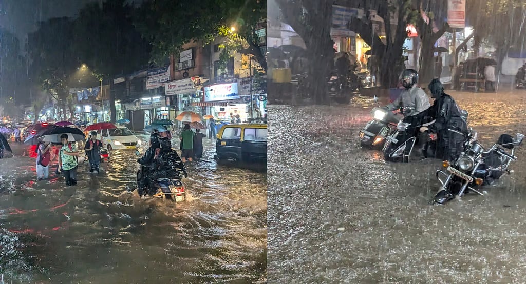 ಮುಂಬೈನಲ್ಲಿ ಭಾರಿ ಮಳೆ: ವಾಣಿಜ್ಯ ನಗರಿ, ನೆರೆಯ ಜಿಲ್ಲೆಗಳಿಗೆ ರೆಡ್ ಅಲರ್ಟ್ ಘೋಷಣೆ; ಶಾಲಾ-ಕಾಲೇಜುಗಳಿಗೆ ರಜೆ