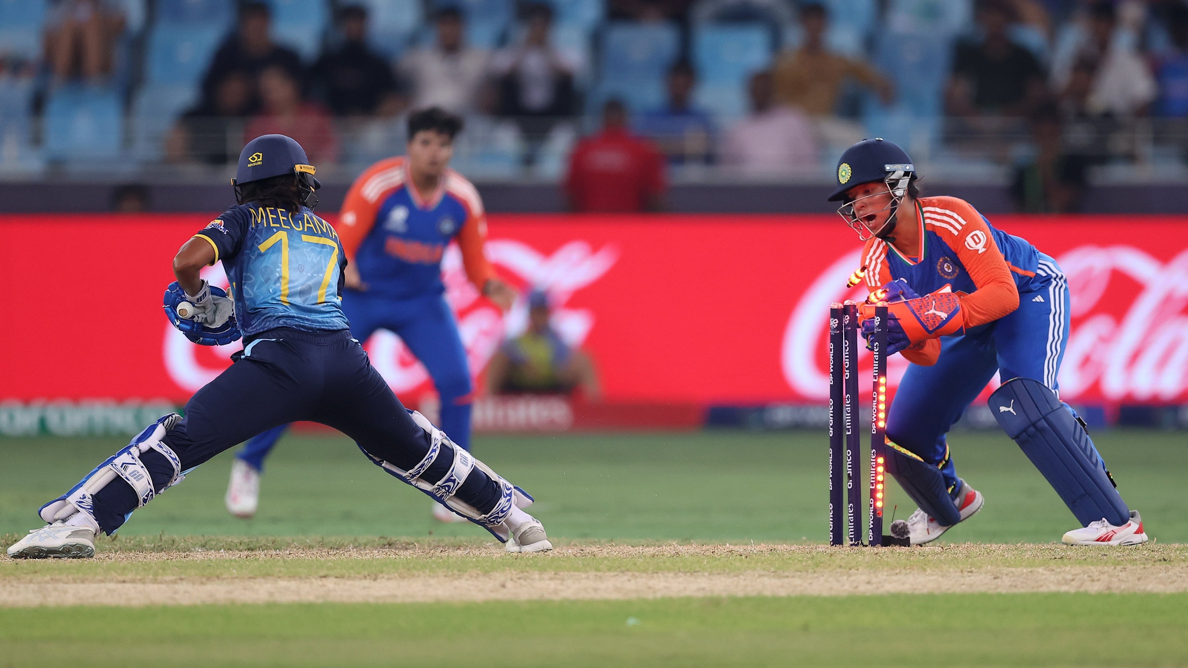 ICC Womens T20 World Cup 2024: ಭಾರತ ಮಹಿಳಾ ಕ್ರಿಕೆಟ್ ತಂಡಕ್ಕೆ ದಾಖಲೆಯ ಭರ್ಜರಿ ಜಯ, ಟೂರ್ನಿಯಿಂದ ಶ್ರೀಲಂಕಾ ಔಟ್