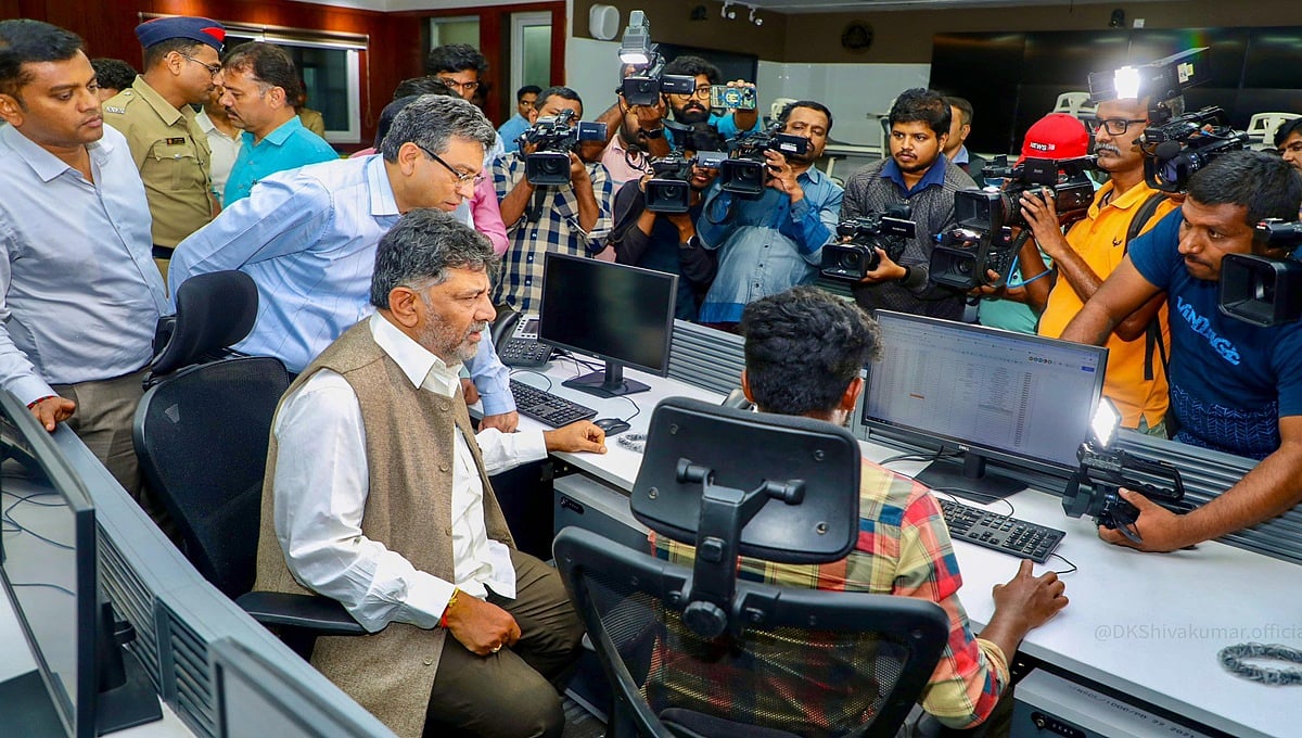 ಬೆಂಗಳೂರಿನಲ್ಲಿ ಭಾರಿ ಮಳೆ: ವಿಪತ್ತು ನಿರ್ವಹಣೆ ಸಿಬ್ಬಂದಿ ನಿಯೋಜನೆ, ಪರಿಸ್ಥಿತಿ ಎದುರಿಸಲು ಸರ್ಕಾರ ಸನ್ನದ್ಧ- ಡಿಕೆ ಶಿವಕುಮಾರ್
