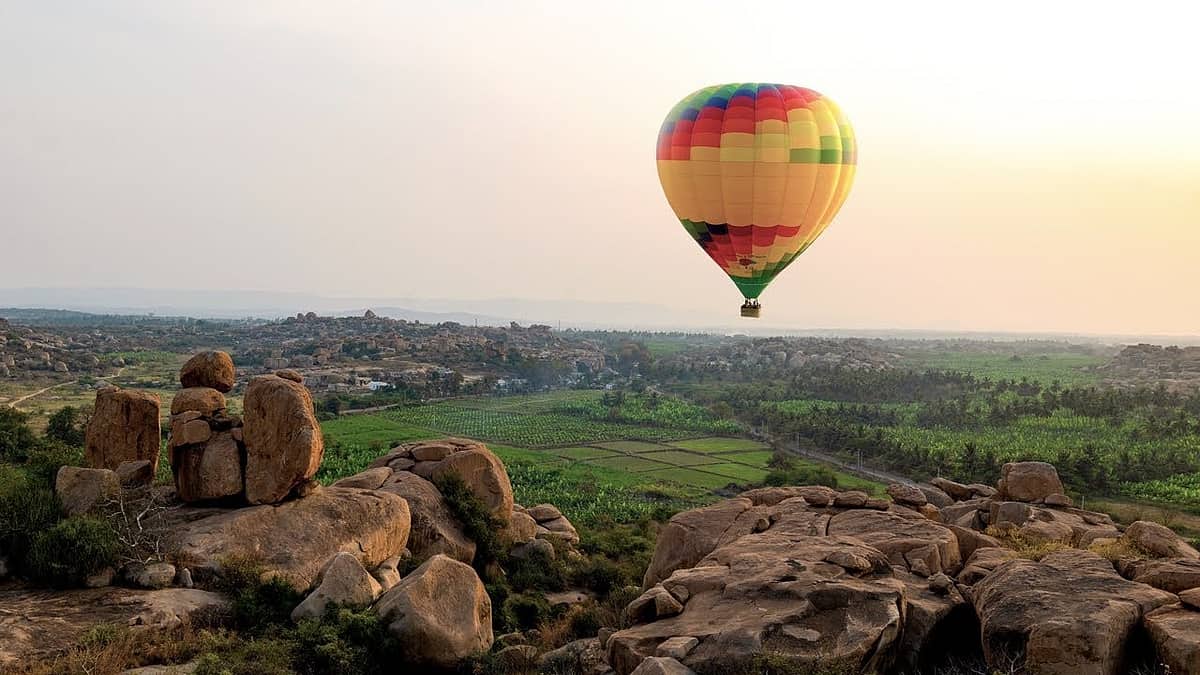 Hot air balloon ರೈಡ್ ಮೂಲಕ ಹಂಪಿ ವೀಕ್ಷಣೆಗೆ ಅವಕಾಶ!