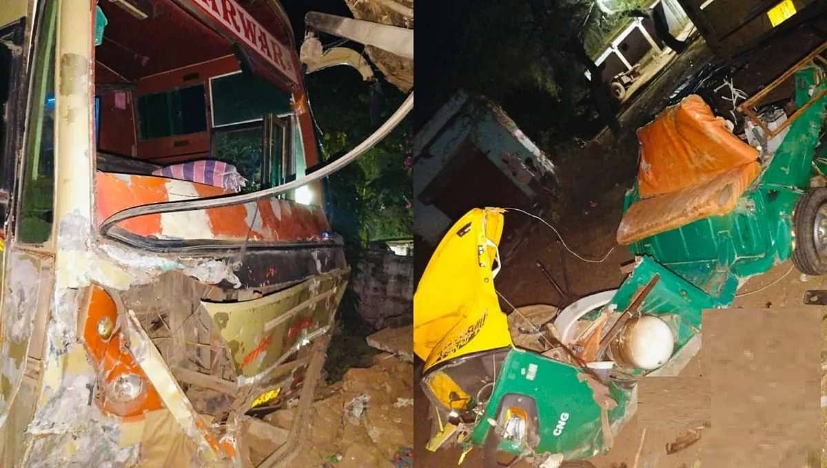 ರಾಜಸ್ಥಾನ: ಆಟೋ-ಬಸ್ ನಡುವೆ ಭೀಕರ ಅಪಘಾತ; 8 ಮಕ್ಕಳು ಸೇರಿ 12 ಮಂದಿ ದಾರುಣ ಸಾವು