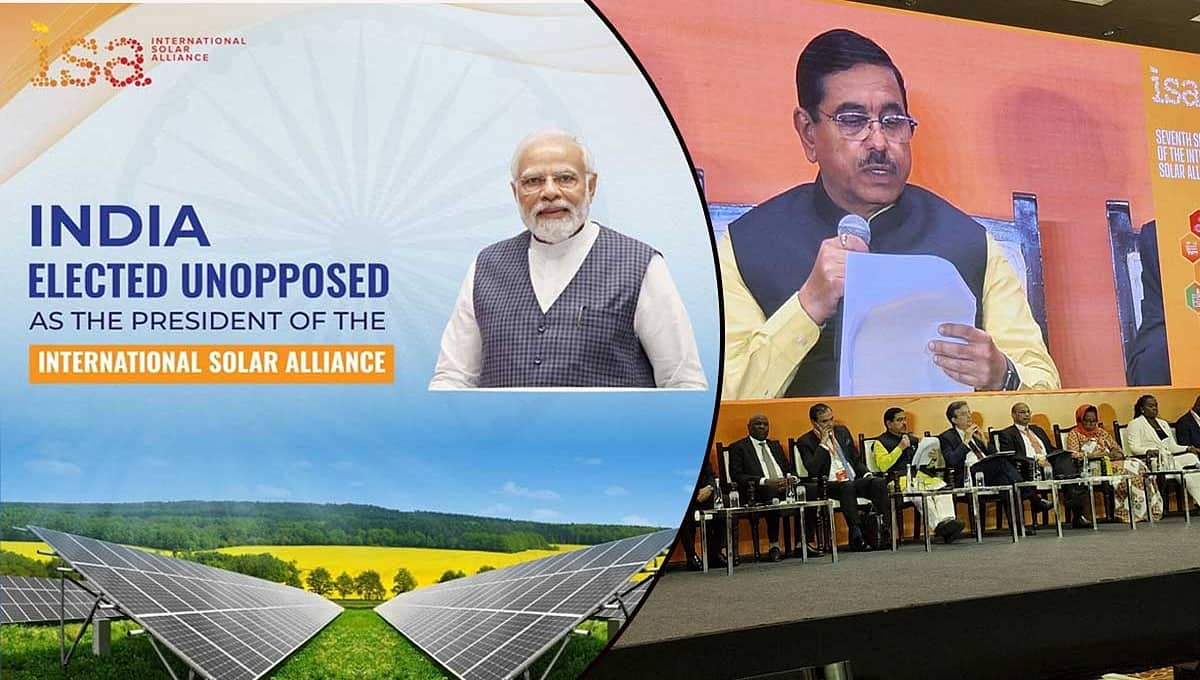 ಭಾರತಕ್ಕೆ ಮತ್ತೆ ಒಲಿದ ಅಂತಾರಾಷ್ಟ್ರೀಯ ಸೌರ ಒಕ್ಕೂಟದ ಅಧ್ಯಕ್ಷ ಸ್ಥಾನ!