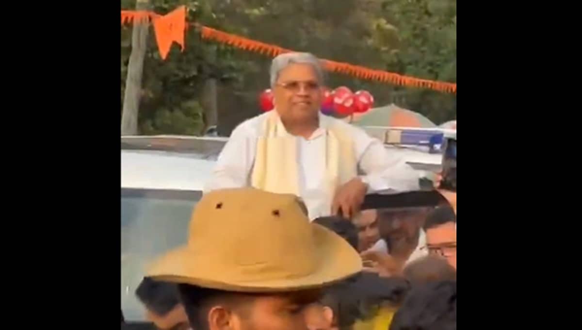 ತಾಯವ್ವ ಜಾತ್ರೆಯಲ್ಲಿ ಸಿದ್ದರಾಮಯ್ಯ ಎದುರು ಮೋದಿ ಪರ ಘೋಷಣೆ: ಸಿಎಂ ಕಸಿವಿಸಿ, ವಿಡಿಯೋ ವೈರಲ್!
