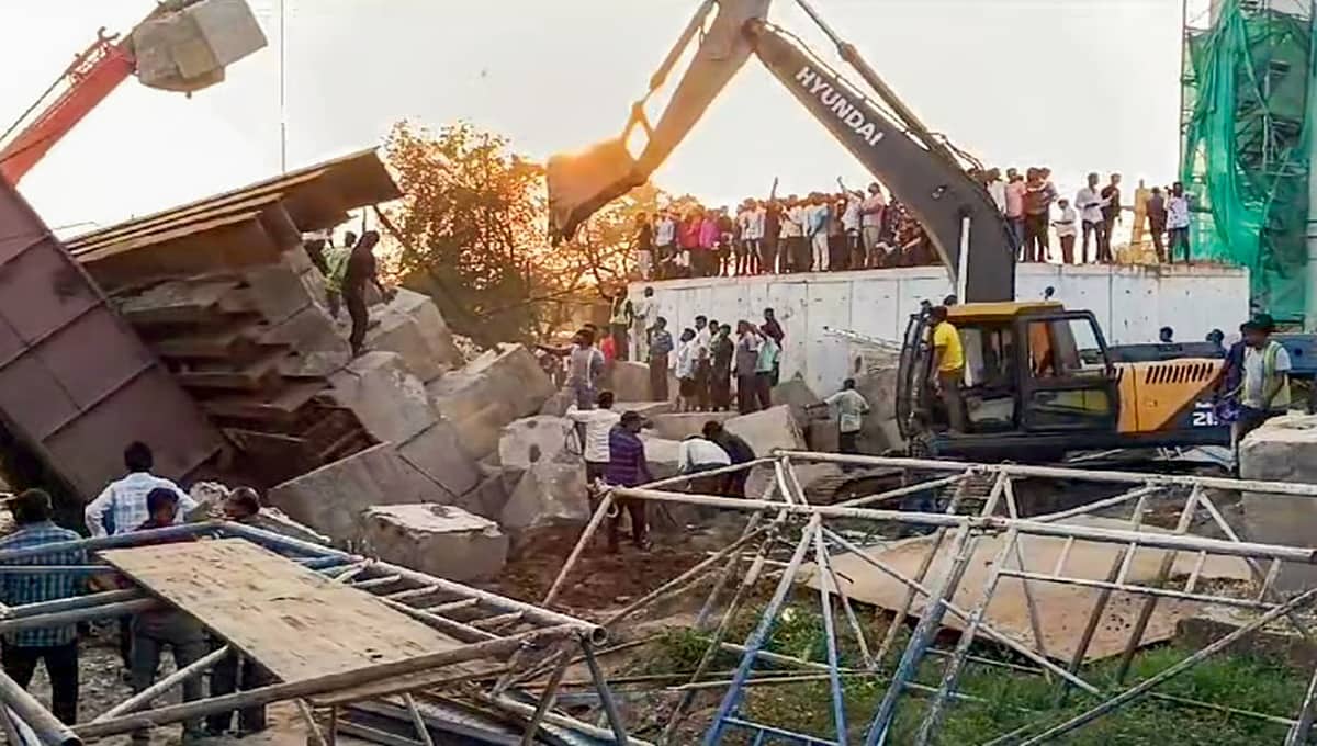 ಗುಜರಾತ್: ಬುಲೆಟ್ ಟ್ರೈನ್ ನಿರ್ಮಾಣ ಸ್ಥಳದಲ್ಲಿ ಸೇತುವೆ ಕುಸಿದು ಮೂವರ ಸಾವು