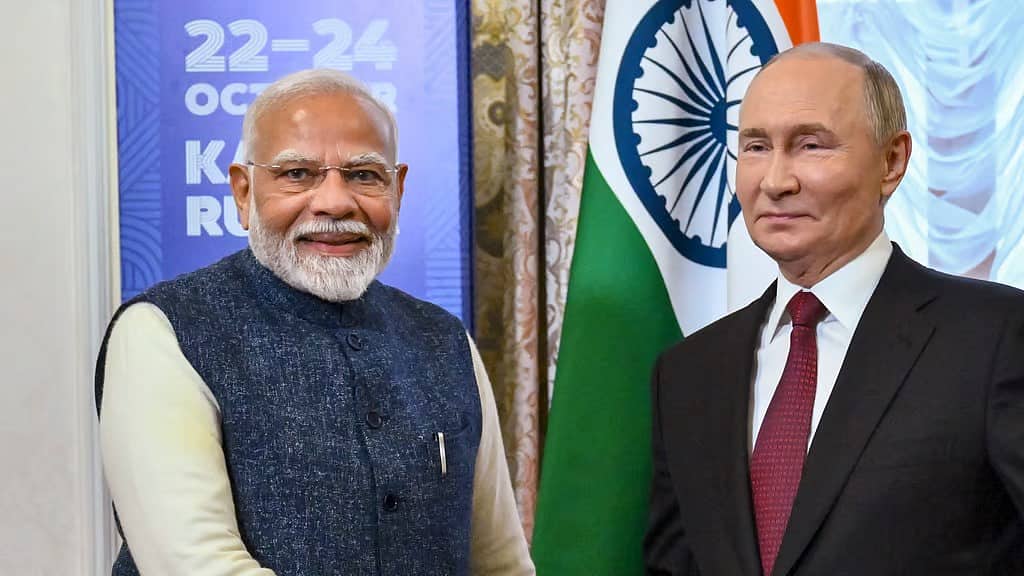 ಭಾರತದ ಆರ್ಥಿಕತೆ ವೇಗವಾಗಿ ಬೆಳೆಯುತ್ತಿದೆ, ವಿಶ್ವದ ಮಹಾಶಕ್ತಿಗಳ ಪಟ್ಟಿಗೆ ಸೇರ್ಪಡೆಯಾಗಬೇಕು: ವ್ಲಾಡಿಮಿರ್ ಪುಟಿನ್