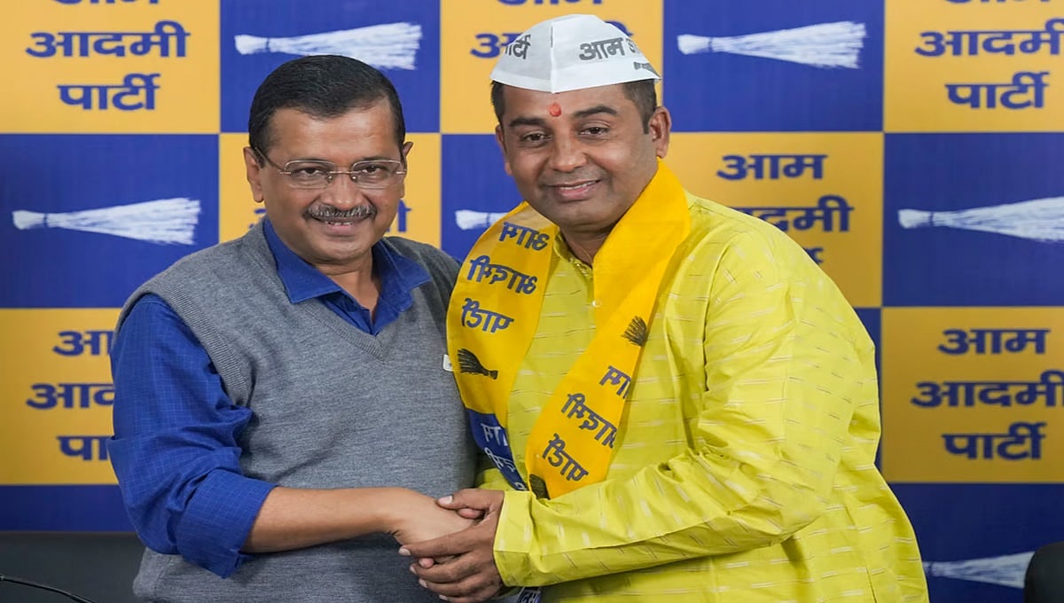 ಪೂರ್ವಾಂಚಲಿ ನಾಯಕ ಅನಿಲ್ ಝಾ ಬಿಜೆಪಿ ತೊರೆದು AAP ಸೇರ್ಪಡೆ!