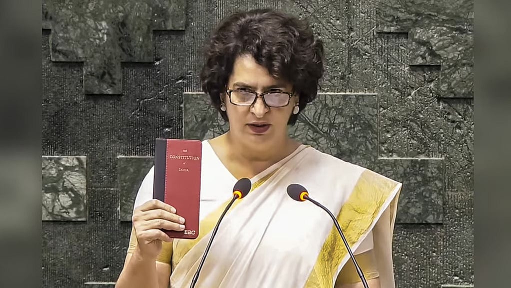 ವಯನಾಡು ಸಂಸದೆಯಾಗಿ ಪ್ರಿಯಾಂಕಾ ಗಾಂಧಿ ಪ್ರಮಾಣ ವಚನ ಸ್ವೀಕಾರ