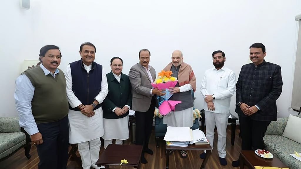 ಮಹಾರಾಷ್ಟ್ರದ ಮುಂದಿನ ಸಿಎಂ ಯಾರು? ಅಮಿತ್ ಶಾ ನಿವಾಸದಲ್ಲಿ ಮಹಾಯುತಿ ನಾಯಕರ ಸಭೆ