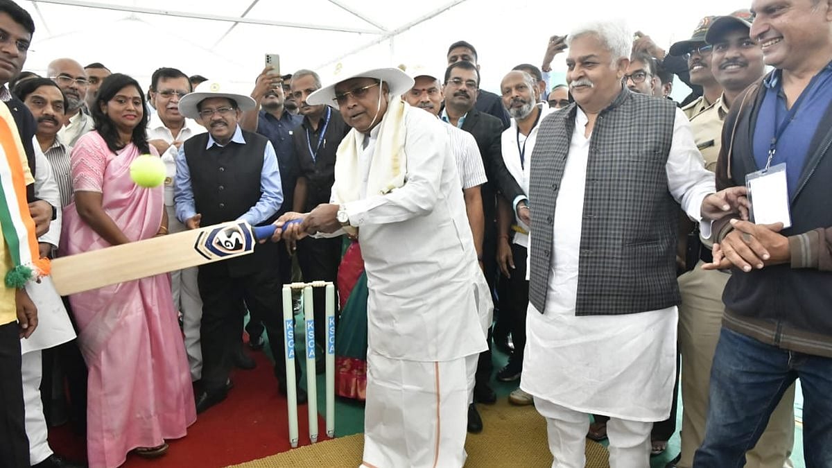 International Cricket Stadium in Tumkur: ಸಿಎಂ ಶಂಕುಸ್ಥಾಪನೆ; 50 ಎಕರೆ ಪ್ರದೇಶ ಹಸ್ತಾಂತರ