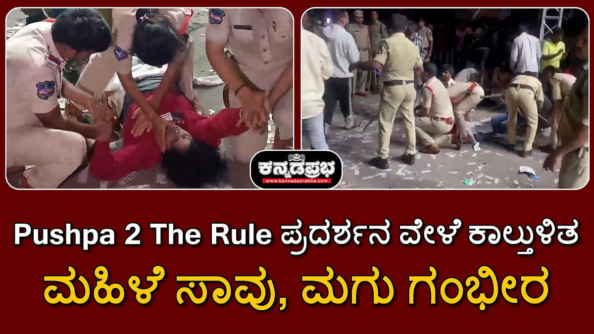 Pushpa2TheRule ಪ್ರದರ್ಶನ ವೇಳೆ ಕಾಲ್ತುಳಿತ; ಮಹಿಳೆ ಸಾವು, ಮಗು ಗಂಭೀರ; ಕಾರಣ ನಟ Allu Arjun?