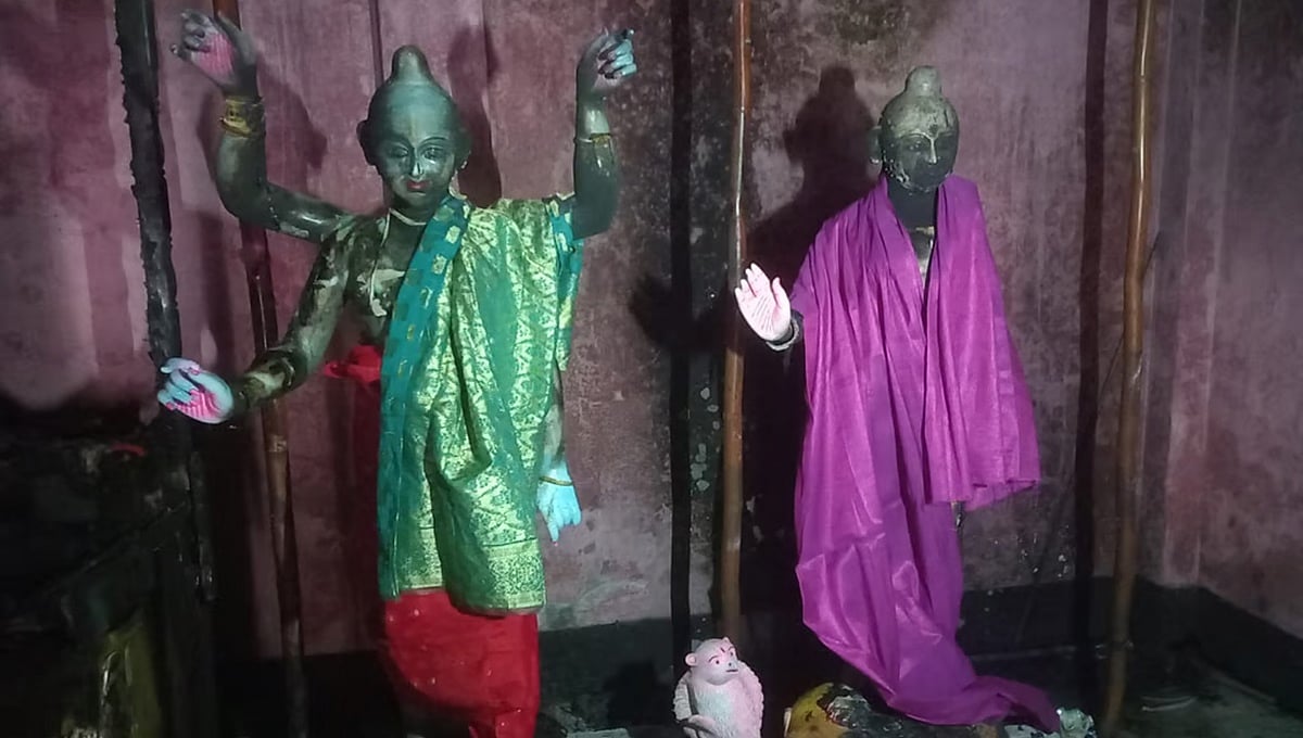 ಬಾಂಗ್ಲಾದೇಶದಲ್ಲಿ ಇಸ್ಕಾನ್ ಕೇಂದ್ರಕ್ಕೆ ಬೆಂಕಿ; ದೇವರ ವಿಗ್ರಹ, ದೇವಾಲಯದ ವಸ್ತುಗಳಿಗೆ ಹಾನಿ