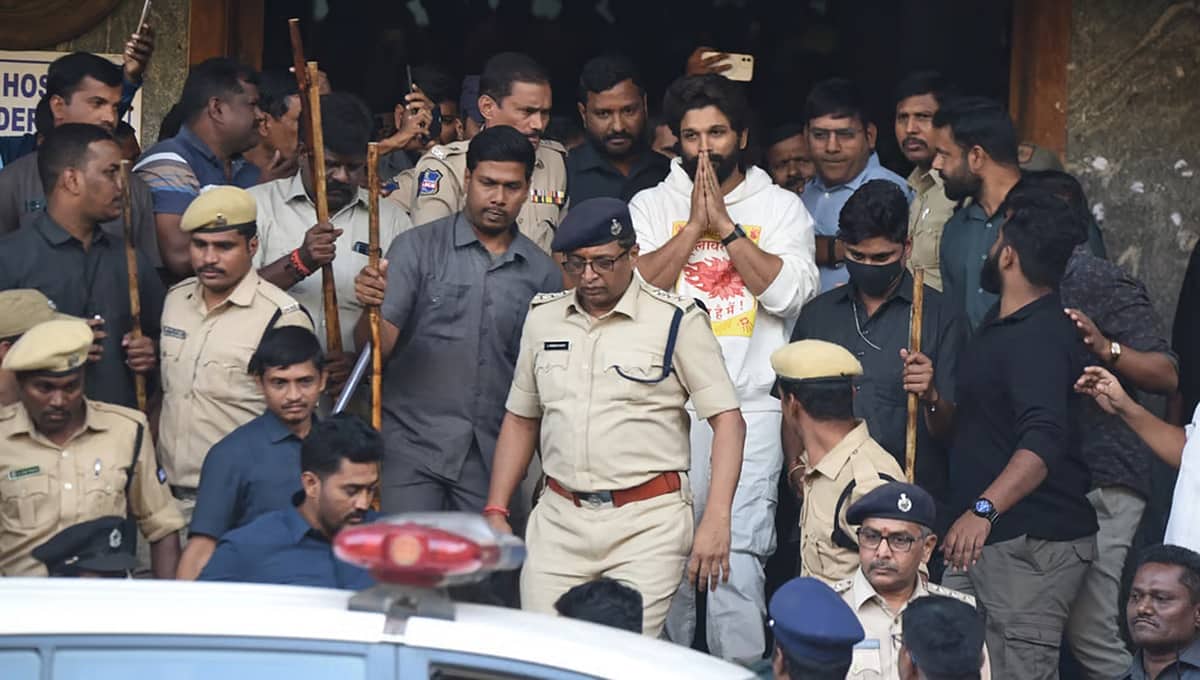 ಅಲ್ಲು ಅರ್ಜುನ್ಗೆ ಹೈಕೋರ್ಟ್ ಮಧ್ಯಂತರ ಜಾಮೀನು ಮಂಜೂರು