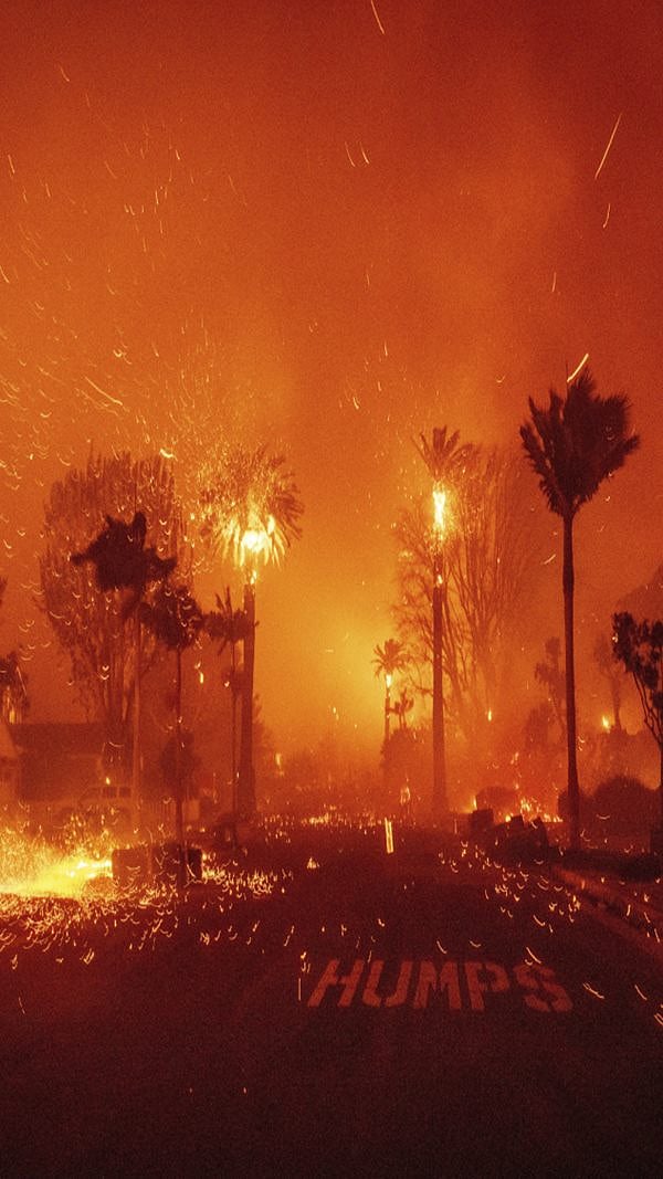 Los Angeles Wildfire: ಮನೆಗಳು ಭಸ್ಮ, ಸಾವಿರಾರು ಮಂದಿ ಸ್ಥಳಾಂತರ!