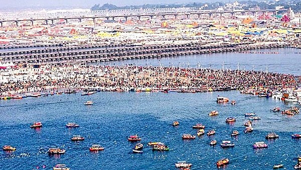Maha Kumbh Mela: ಏಳನೇ ದಿನವಾದ ಭಾನುವಾರ ಸಂಗಮದಲ್ಲಿ ಸುಮಾರು 5 ಮಿಲಿಯನ್ ಭಕ್ತರು ಸ್ನಾನ