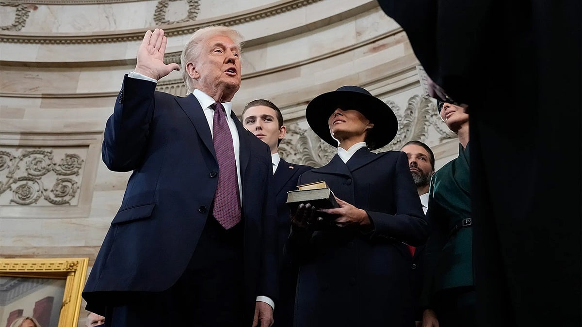 Donald Trump Inauguration: ಅಮೇರಿಕಾದ 47ನೇ ಅಧ್ಯಕ್ಷರಾಗಿ ಡೊನಾಲ್ಡ್ ಟ್ರಂಪ್ ಪದಗ್ರಹಣ; ವಿದೇಶಾಂಗ ಸಚಿವ ಜೈಶಂಕರ್, ಅಂಬಾನಿ ಭಾಗಿ