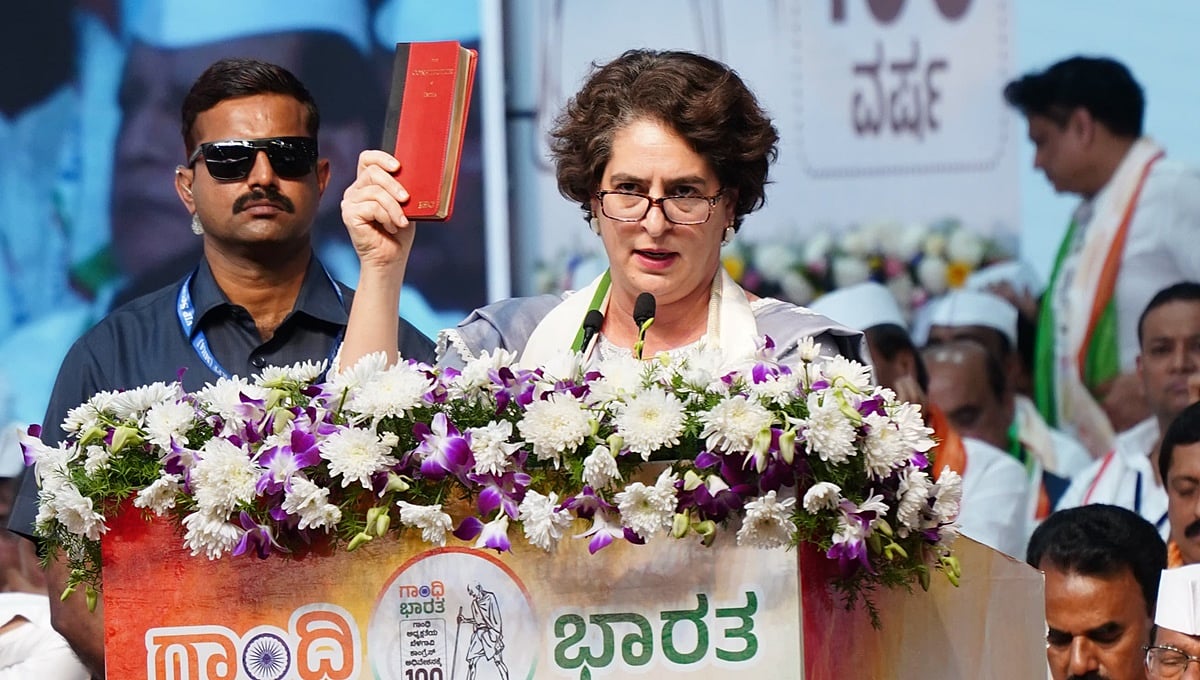 ಅಮಿತ್ ಶಾರಂತೆ ಹಿಂದಿನ ಯಾವುದೇ ಸರ್ಕಾರ ಸಂಸತ್ತಿನಲ್ಲಿ ಅಂಬೇಡ್ಕರ್ ಗೆ ಅವಮಾನ ಮಾಡಿಲ್ಲ: ಪ್ರಿಯಾಂಕಾ
