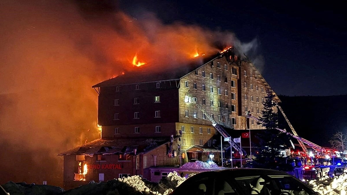 Turkey Ski Hotel fire: 66 ಪ್ರವಾಸಿಗರು ಮಲಗಿದ್ದಲ್ಲೇ ಸುಟ್ಟು ಕರಕಲು; 51 ಮಂದಿಗೆ ಗಂಭೀರ ಗಾಯ; ಸಾವನ್ನು ಗೆದ್ದು ಬಂದವರು ಹೇಳಿದ್ದೇನು? Video