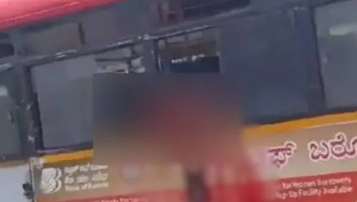 ಗುಂಡ್ಲುಪೇಟೆ: ಬಸ್ ನಿಂದ ತಲೆ ಹೊರಹಾಕಿದ ಮಹಿಳೆ; ಟಿಪ್ಪರ್ ಓವರ್ ಟೇಕ್ ವೇಳೆ ರುಂಡ ಕಟ್!