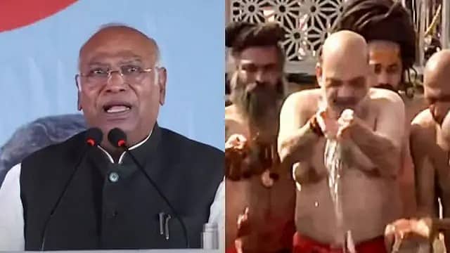 ಅಮಿತ್ ಶಾ ಸಂಗಮದಲ್ಲಿ ಮಿಂದೆದ್ದ ಮಾತ್ರಕ್ಕೆ ಬಡತನ ನಿರ್ಮೂಲನೆ ಆಗುತ್ತಾ?: ಮಲ್ಲಿಕಾರ್ಜುನ ಖರ್ಗೆ