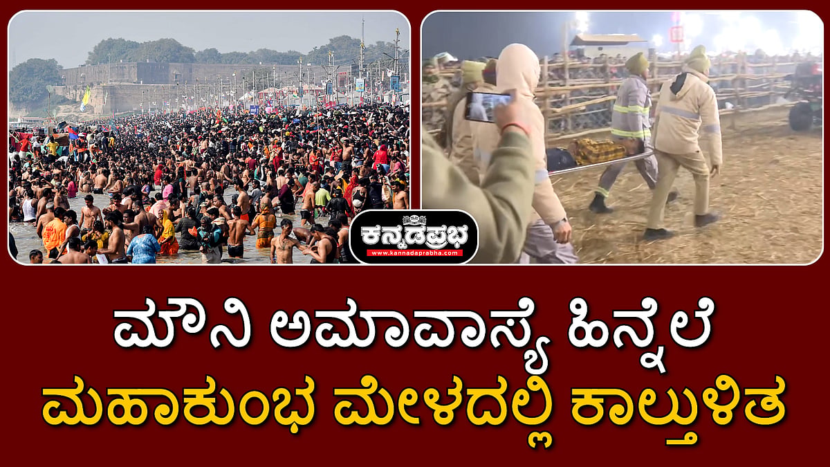 Watch | Mauni Amavasya ಸ್ನಾನಕ್ಕೆ ಕಿಕ್ಕಿರಿದ ಭಕ್ತಾದಿಗಳು; Prayagraj ನಲ್ಲಿ ಕಾಲ್ತುಳಿತ!