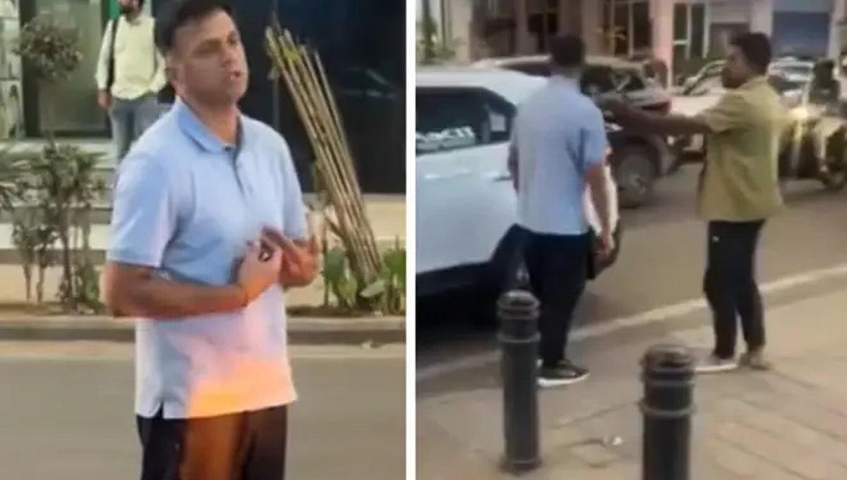 ವಿಡಿಯೋ: ಬೆಂಗಳೂರಿನಲ್ಲಿ ದ್ರಾವಿಡ್ ಕಾರು ಅಪಘಾತ; ಗೂಡ್ಸ್ ಆಟೋ ಚಾಲಕನೊಂದಿಗೆ ವಾಗ್ವಾದ