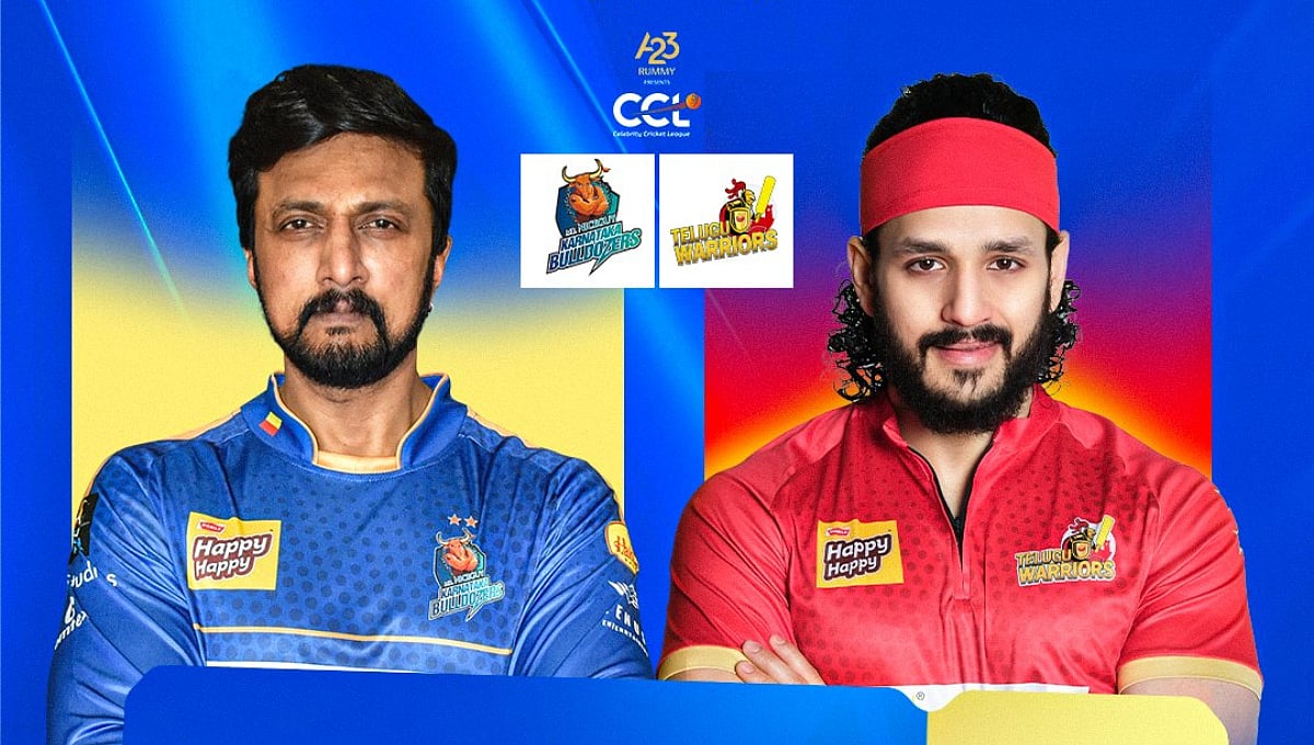 CCL 2025: ಬಿಗ್ ಬಾಸ್ ಖ್ಯಾತಿಯ ತ್ರಿವಿಕ್ರಮ್ ಕರ್ನಾಟಕ ಬುಲ್ಡೋಜರ್ಸ್ ತಂಡಕ್ಕೆ ಸೇರ್ಪಡೆ; ಕ್ಯಾಪ್ ನೀಡಿದ ಕಿಚ್ಚ ಸುದೀಪ್