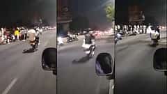 ಕಾನೂನಿನ ಭಯವೇ ಇಲ್ಲ: ರಸ್ತೆ ಬ್ಲಾಕ್ ಮಾಡಿ ವೀಲಿಂಗ್.. Video Viral