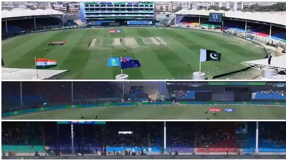 Champions Trophy 2025: ಆತಿಥೇಯ ಪಾಕ್-ನ್ಯೂಜಿಲ್ಯಾಂಡ್ ಪಂದ್ಯಕ್ಕೆ ಕರಾಚಿ ಕ್ರೀಡಾಂಗಣ ಖಾಲಿ ಖಾಲಿ; ಮೈಕೆಲ್ ವಾನ್ ಗೇಲಿ!
