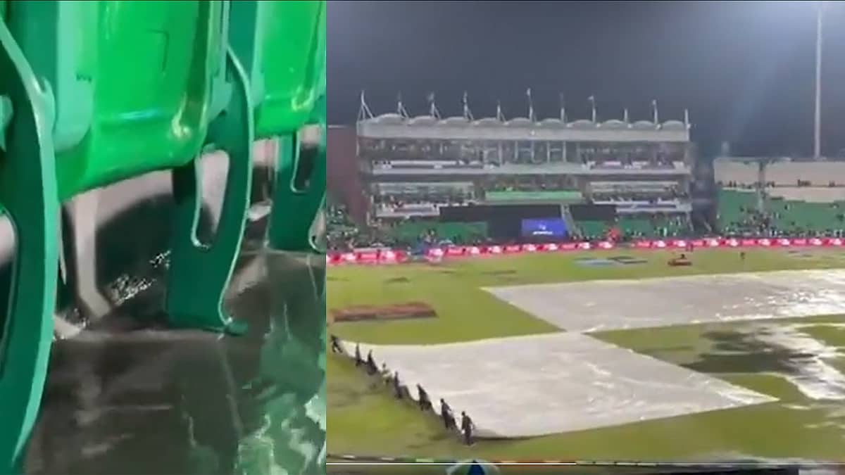 'Pride of Pakistan': 18 ಬಿಲಿಯನ್ ಖರ್ಚು ಮಾಡಿದ್ದೇಕೆ..?; 'ಸೋರುತಿಹುದು Gaddafi Stadium ಮಾಳಿಗೆ'! video Viral