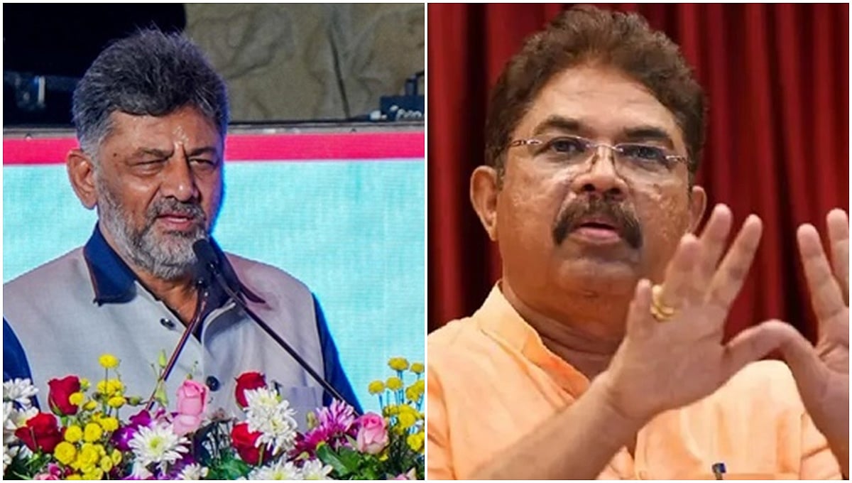 ಕನ್ನಡ ಸಿನಿಮಾ ಕಲಾವಿದರಿಗೆ ಡಿಕೆಶಿ ಧಮ್ಕಿ: ಜನರೇ 'ನಟ್ಟು ಬೋಲ್ಟ್' ಟೈಟ್ ಮಾಡೊ ಸಮಯ ಬಂದಿದೆ- BJP