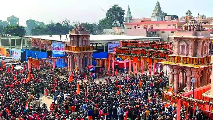ದೇಶದ ಧಾರ್ಮಿಕ ಪ್ರವಾಸೋದ್ಯಮ ಆದಾಯ ಭಾರಿ ಏರಿಕೆ; ಸರ್ಕಾರಕ್ಕೆ 400 ಕೋಟಿ ರೂ ತೆರಿಗೆ ಕಟ್ಟಿದ Ayodhya Ram Temple