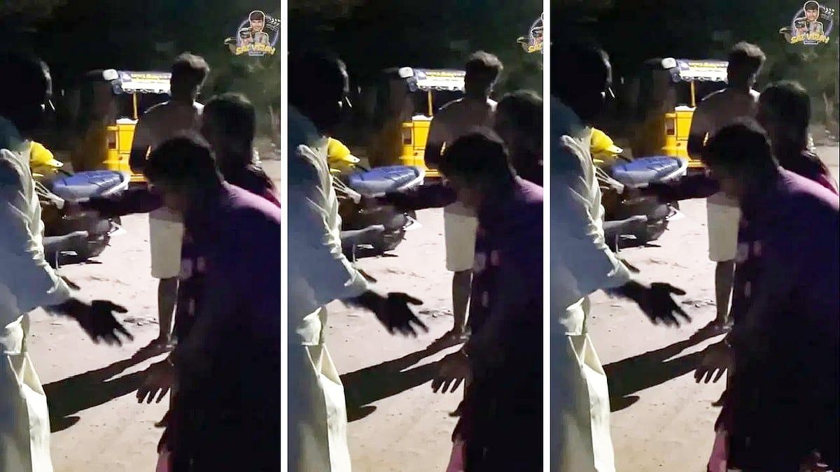 'ನಿನ್ನ ಕಾಲಿಗೆ ಬೀಳ್ತೀನಿ ಹೋಗ್ಬೇಡಮ್ಮ': ಲವರ್ ಜೊತೆ ಪರಾರಿಯಾಗುತ್ತಿದ್ದ ಮಗಳ ಕಾಲಿಗೆ ಬಿದ್ದು ಅಂಗಲಾಚಿದ ತಂದೆ, Video Viral