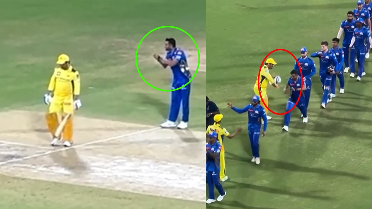 IPL 2025: 'ಅತಿ ವಿನಯಂ, ಬ್ಯಾಟ್ ದರ್ಶನಂ'; ಮೈದಾನದಲ್ಲೇ ಕಾಲೆಳೆದ Deepak Chahar; ಧೋನಿ ಮಾಡಿದ್ದೇನು?