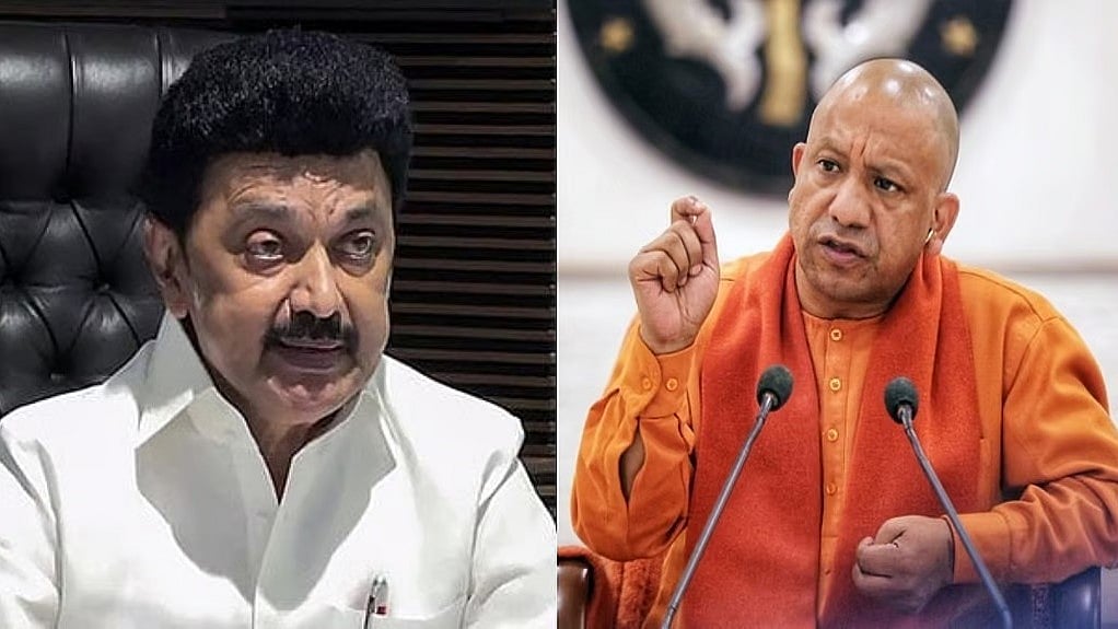 'ಇದು ವ್ಯಂಗ್ಯವಲ್ಲ, ಕರಾಳ ರಾಜಕೀಯದ ಕಪ್ಪು ಹಾಸ್ಯ': ತ್ರಿಭಾಷಾ ಸೂತ್ರ-ಕ್ಷೇತ್ರ ಮರುವಿಂಗಡಣೆ​ ಕುರಿತ ಸಿಎಂ ಯೋಗಿ ಹೇಳಿಕೆಗೆ ಸ್ಟಾಲಿನ್ ತಿರುಗೇಟು