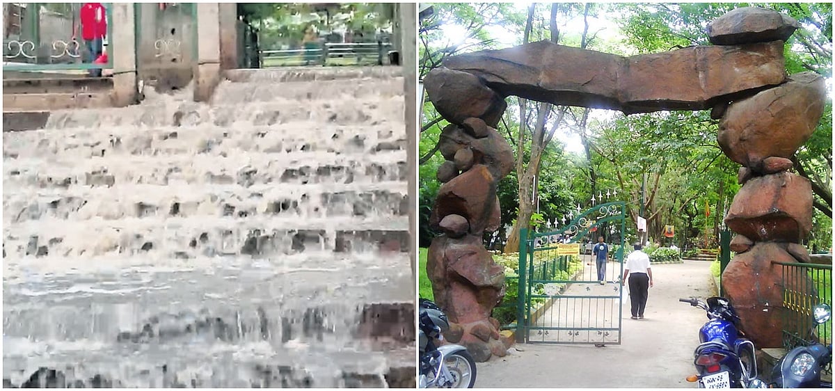 ಬೆಂಗಳೂರು: ಬ್ಯೂಗಲ್ ರಾಕ್ ಪಾರ್ಕ್ ನಲ್ಲಿ ಒಡೆದ ನೀರಿನ ಪೈಪ್ಲೈನ್; 3 ಗಂಟೆಗಳ ಕಾಲ ನೀರು ಪೋಲು!