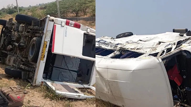 ಚಿತ್ರದುರ್ಗದಲ್ಲಿ ಟಿಟಿ ಪಲ್ಟಿಯಾಗಿ ಮೂವರು ಸಾವು; ನಂಜನಗೂಡಿನಲ್ಲಿ ಮೂವರು ನೀರುಪಾಲು