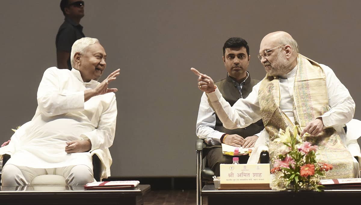 'ಮತ್ತೆ ಎಂದಿಗೂ ಹೀಗೆ ಮಾಡಲ್ಲ': ಅಮಿತ್ ಶಾಗೆ ಮಾತು ನೀಡಿದ ಬಿಹಾರ ಸಿಎಂ ನಿತೀಶ್ ಕುಮಾರ್