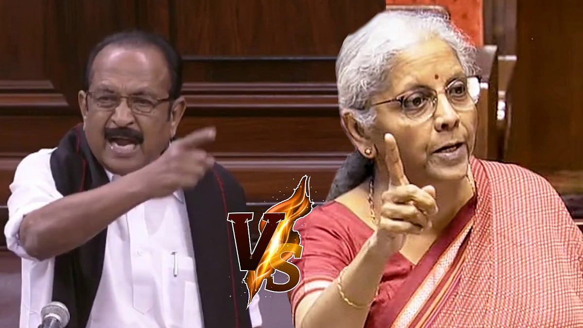 Video: 'ತಮಿಳುನಾಡಿಗೆ ಕಾಲಿಟ್ಟು ನೋಡಿ..'; ಸದನದಲ್ಲೇ ಸಂಸದ Vaiko ಬೆದರಿಕೆ? Nirmala Sitharaman ಕೆಂಡಾಮಂಡಲ!