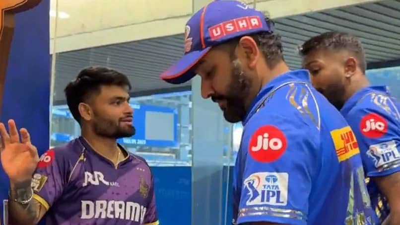 IPL 2025: 'ಅಣ್ಣಾ ನಂಗೊಂದ್ ಬ್ಯಾಟ್ ಕೊಡಿ'; Virat Kohli ಬಳಿಕ Rohit Sharma ಬೆನ್ನು ಬಿದ್ದ Rinku Singh